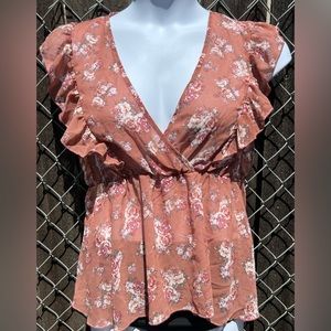 Floral dainty design in a blush mauve shade. A sheet & lightweight option.